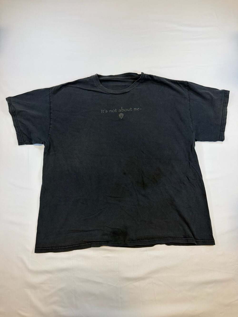 Vintage Red Letter Christian Graphic T-Shirt Black